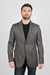 Men's Western Sportcoat with Elbow Patch - Heather Brown - Platini Jeans