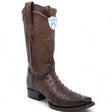 Men's Wild West Genuine Ostrich European Square Toe Boot - Wild West Boots