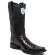 Men's Wild West Genuine Ostrich European Square Toe Boot - Wild West Boots