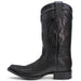 Men's Wild West Genuine Python & Deer European Square Toe Boot - Black - Wild West Boots