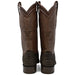 Men's Wild West Genuine Python European Square Toe Boot - Brown - Wild West Boots