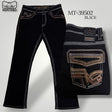 Montero Men's Blue Modern Boot Denim Jeans - MON 39502 - Montero