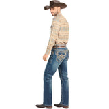 Montero Men's Blue Modern Boot Denim Jeans - MON 4640 - Montero