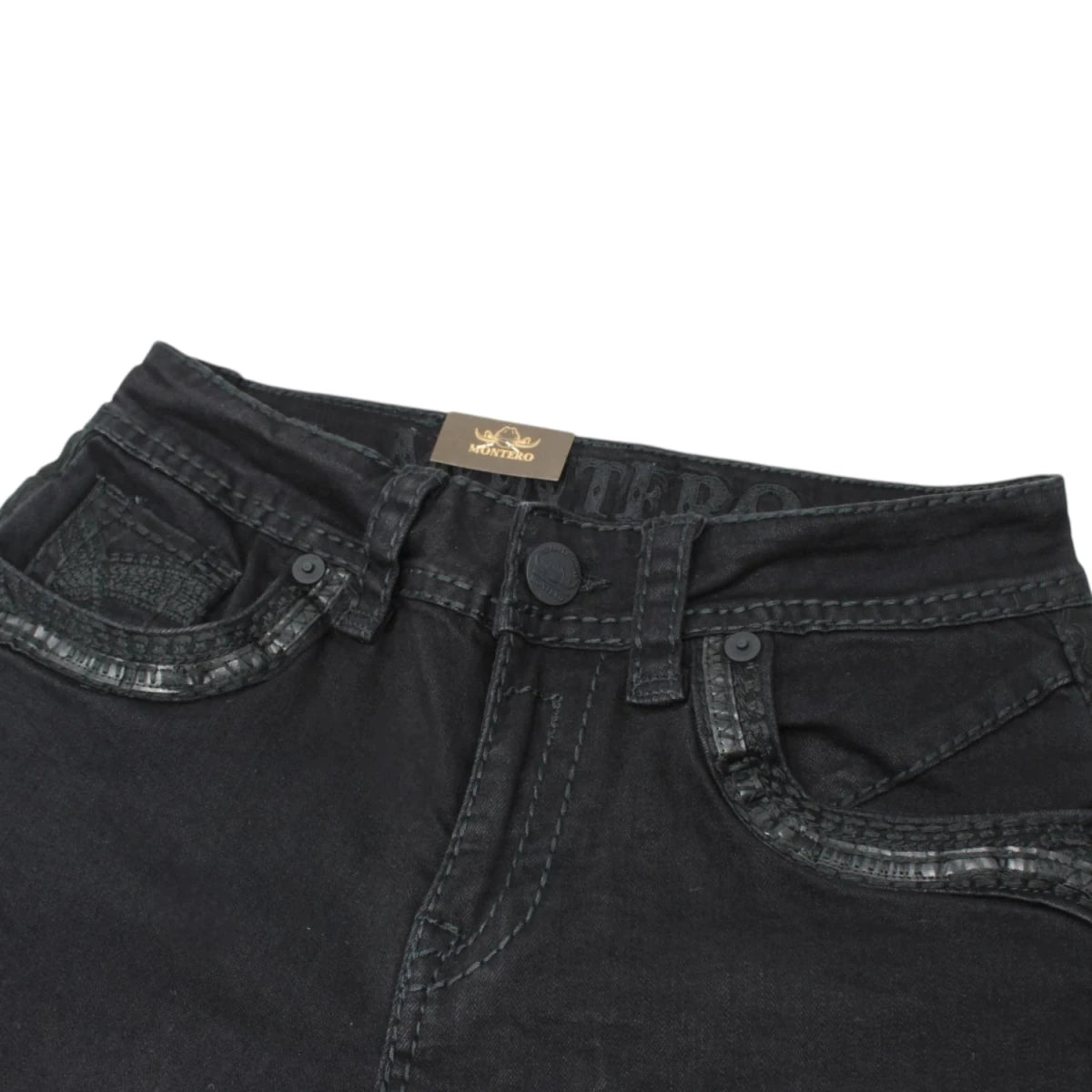 Montero Men's Blue Modern Boot Denim Jeans-MON 4679 - Montero