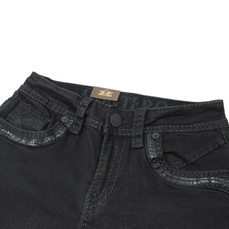 Montero Men's Blue Modern Boot Denim Jeans-MON 4679 - Montero