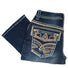 Montero Men's Blue Modern Boot Denim Jeans-MON 4679 - Montero