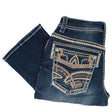 Montero Men's Blue Modern Boot Denim Jeans-MON 4679 - Montero