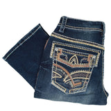Montero Men's Blue Modern Boot Denim Jeans-MON 4679 - Montero