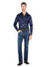 Montero Men's Dark Blue Modern Boot Denim Jeans MON - 4600 - Montero