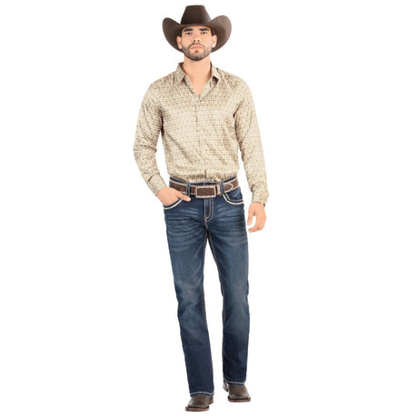 Montero Men's Dark Blue Modern Boot Denim Jeans - MON - 4637 - Montero