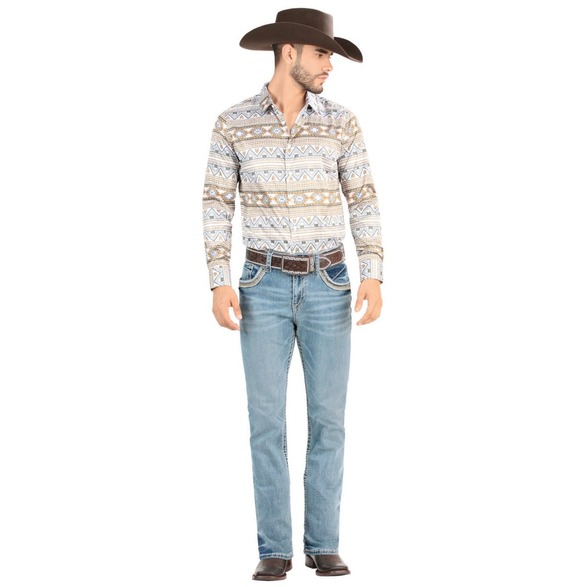 Montero Men's Light Blue Modern Fit Denim Jeans - MON 4641 - Montero