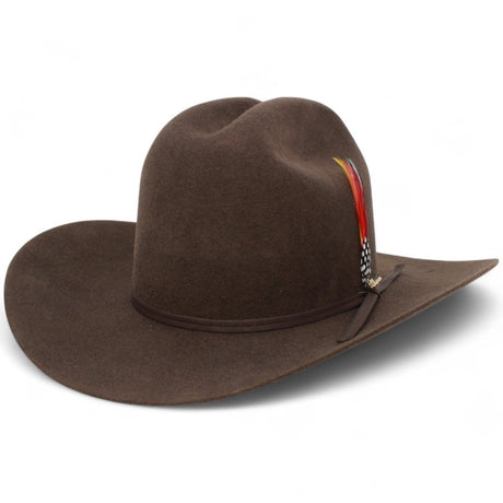 Morcon 20X Cowboy Felt Hat Sinaloa Style - Chocolate Brown - Rodeo Durango