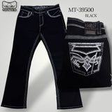 Montero Men's Blue Modern Boot Denim Jeans-MON 39500