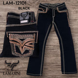 Pantalón Vaquero de Mezclilla LAM - 12101 - Lamasini