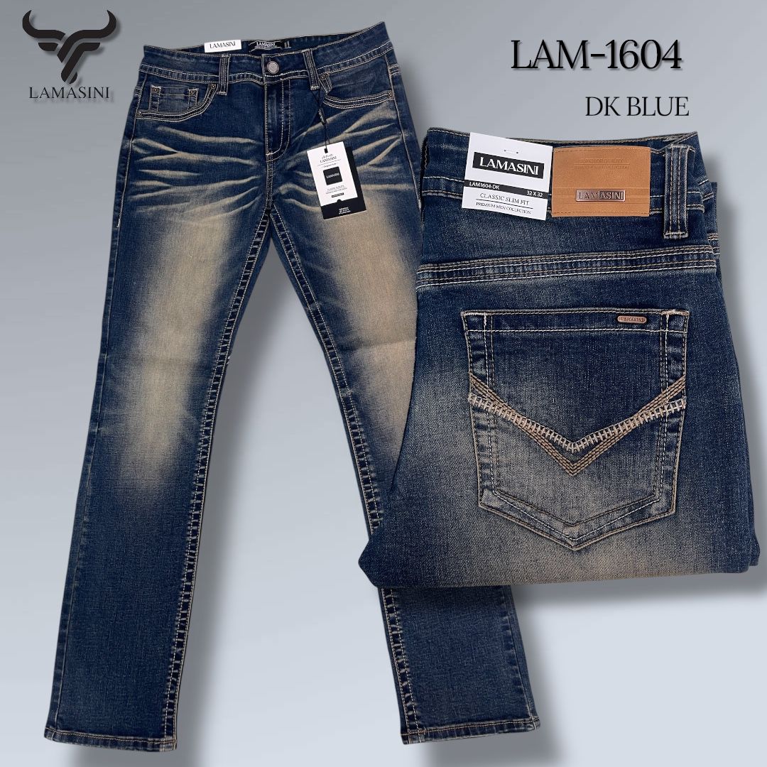 Pantalón Vaquero de Mezclilla LAM - 1604 - Lamasini