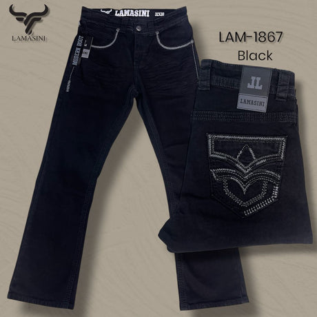 Pantalon Vaquero de Mezclilla LAM - 1867 - Lamasini