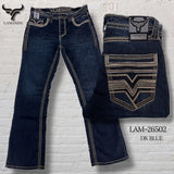 Pantalon Vaquero de Mezclilla LAM - 26502 - Lamasini