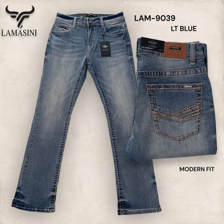 Pantalón Vaquero de Mezclilla LAM - 9039 - Lamasini