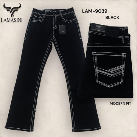 Pantalón Vaquero de Mezclilla LAM - 9039 - Lamasini