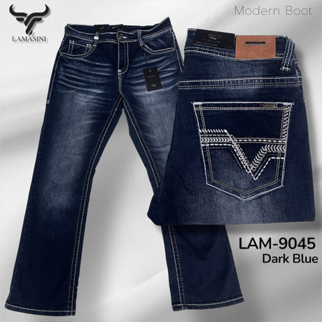 Pantalón Vaquero de Mezclilla LAM - 9045 - Lamasini