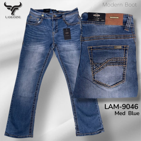 Pantalón Vaquero de Mezclilla LAM - 9046 - Lamasini