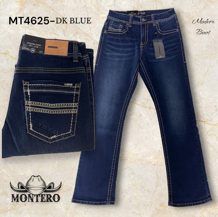 Pantalones Vaqueros Montero Jeans de Mezclilla Stretch Modern Boot MON - 4625 - Montero