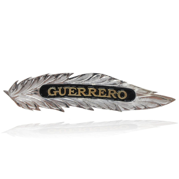 Pluma de Plata para Texana o Sombrero Vaquero con Estados - Tombstone