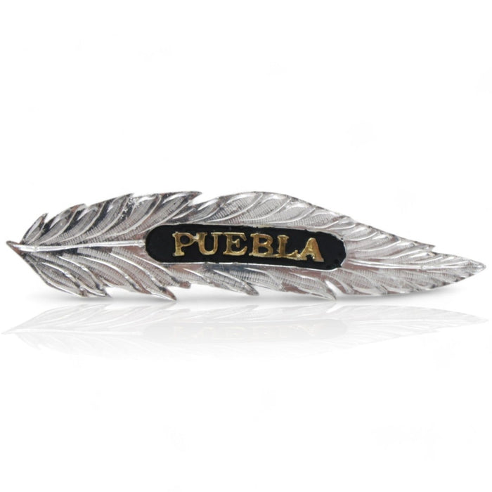 Pluma de Plata para Texana o Sombrero Vaquero con Estados - Tombstone