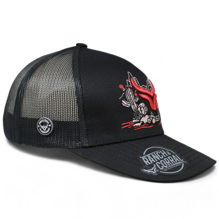 Ranch & Corral Trucker Hat Black Desert - Hooch