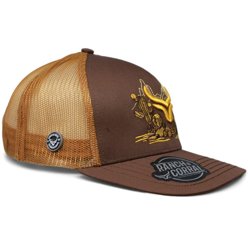 Ranch & Corral Trucker Hat Yellow Desert - Hooch