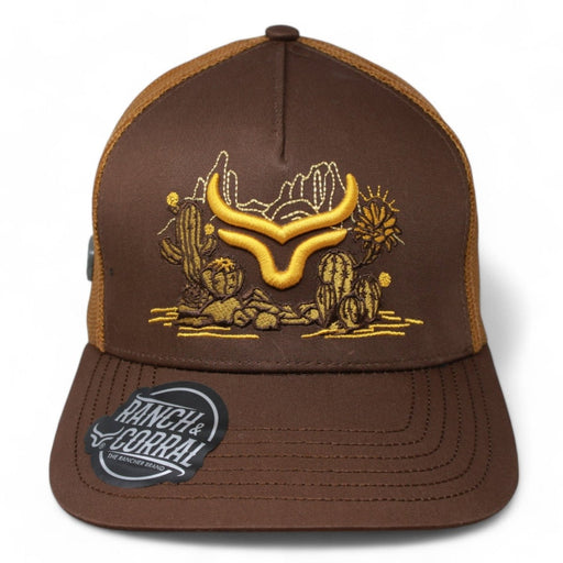 Ranch & Corral Trucker Hat Yellow Desert - Hooch