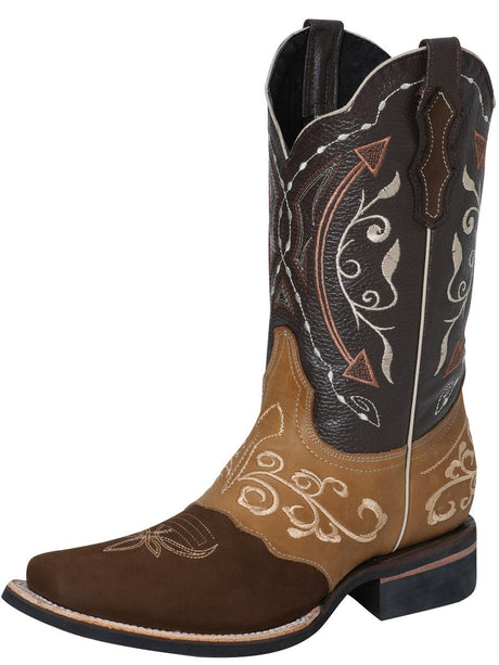 Rodeo Boot El Senor de los Cielos - Nobuck Canela 124080 - Diana Zapateria Inc