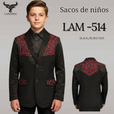 Saco con Bordado Vaquero para Nino Lamasini - 514 - Lamasini