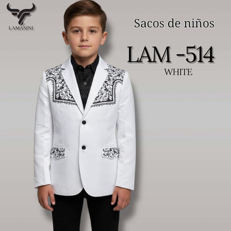 Saco con Bordado Vaquero para Nino Lamasini - 514 - Lamasini