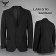 Saco Negro Vaquero de Gamuza con Bordado Western, Lam - 516 - Lamasini
