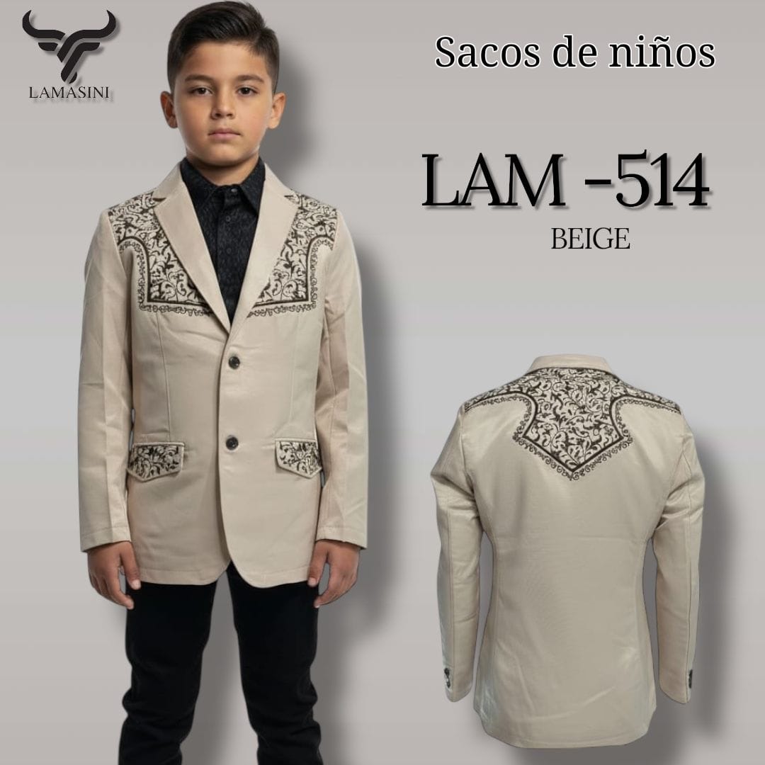 Saco Vaquero para Hombre Lamasini - 513 Beige - Lamasini