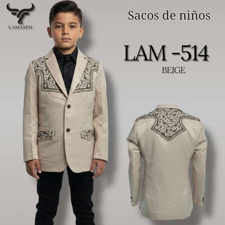 Saco Vaquero para Hombre Lamasini - 513 Beige - Lamasini