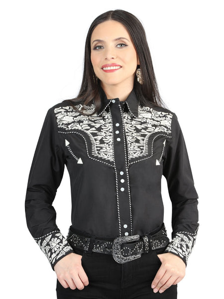 Lord of the Skies Embroidery Shirt Black/Silver 44342