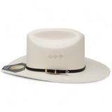 Sombrero 100X San Judas Estilo Sinaloa con Plumas - White Diamonds Boots