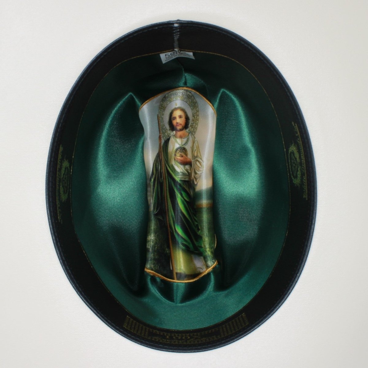 Sombrero 100X San Judas Estilo Sinaloa con Plumas - White Diamonds Boots