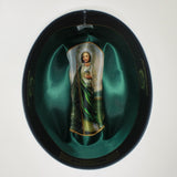 Sombrero 100X San Judas Estilo Sinaloa con Plumas - White Diamonds Boots