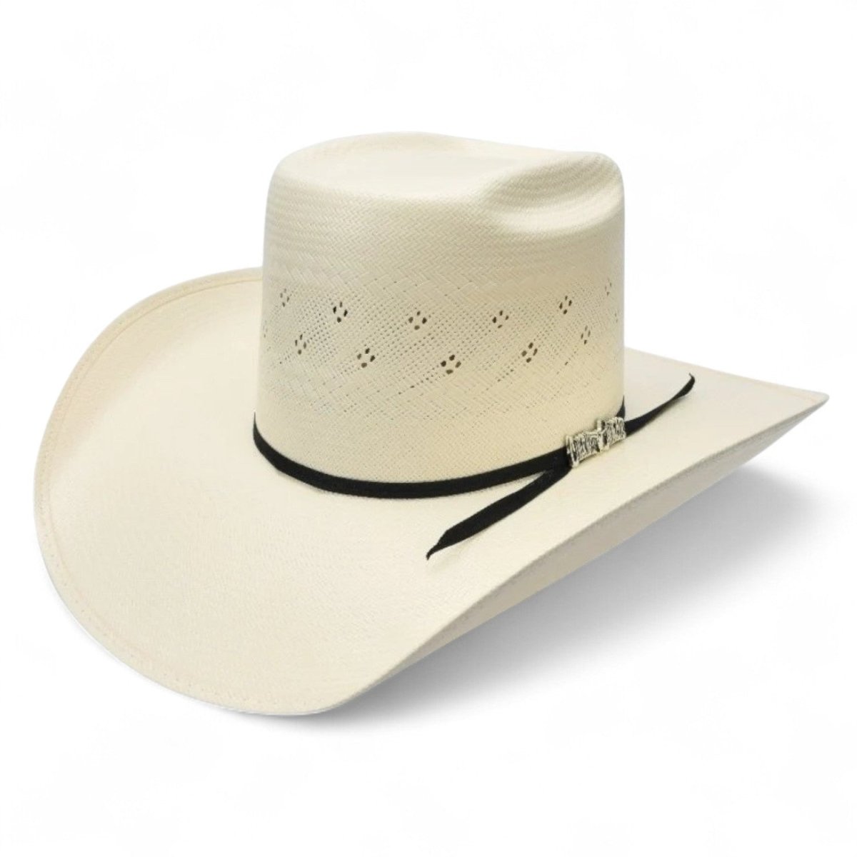 Sombrero Cuernos Chuecos 100X Horma Vakera Randa Flower - Cuernos Chuecos