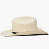 Sombrero Fino 1,000X Estilo Chaparral con Plumas Ala 3.5" Tafilete Original - Tombstone