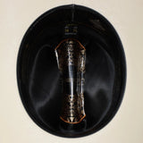 Sombrero Fino 1,000X Estilo Chaparral con Plumas Ala 3.5" Tafilete Original - Tombstone