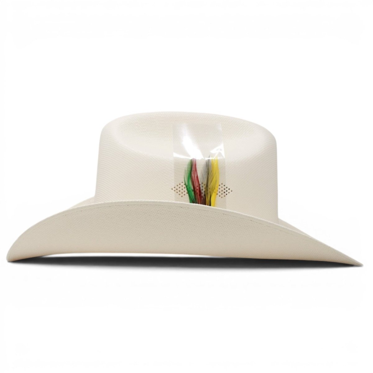 Sombrero Tombstone 1,000X Estilo El Inombrable con Plumas - Tombstone