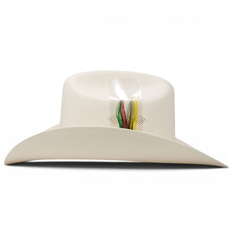 Sombrero Tombstone 1,000X Estilo El Inombrable con Plumas - Tombstone