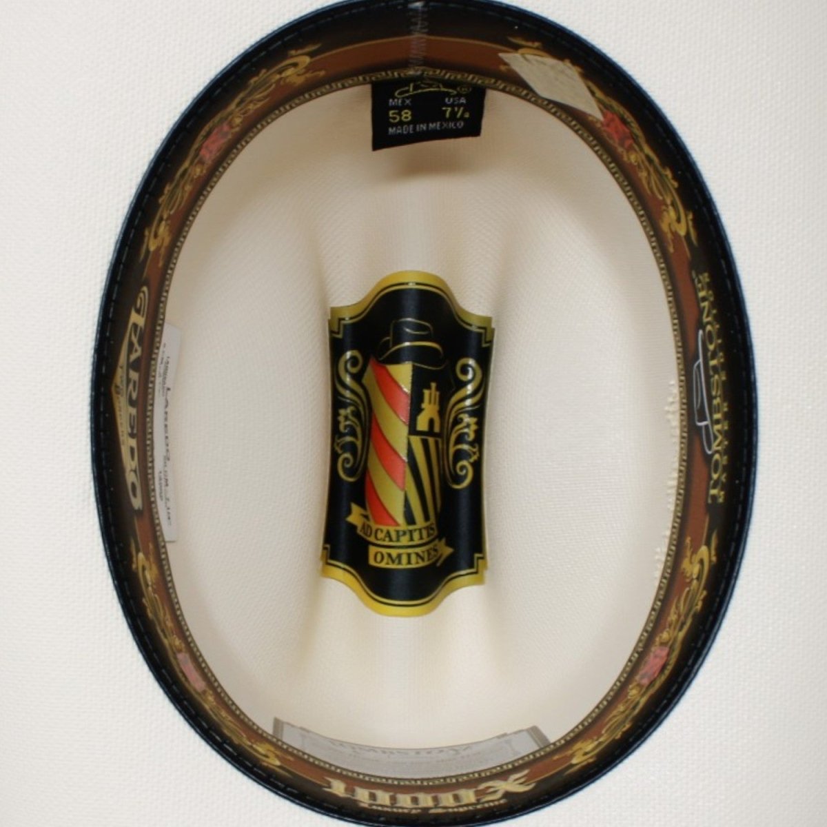 Sombrero Tombstone 1,000X Estilo El Inombrable con Plumas - Tombstone