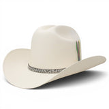 Sombrero Tombstone 1,000X Estilo El Inombrable con Plumas - Tombstone