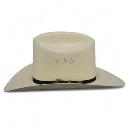 Sombrero Tombstone 30X Estilo El Fantasma con Plumas Copa Alta 2.0 - Tombstone