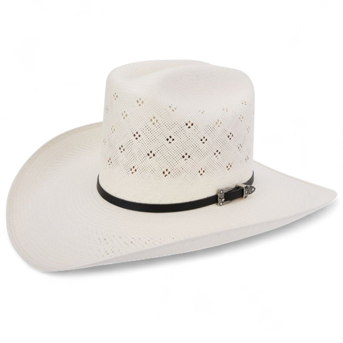 Sombrero Vaquero Fino 2,000X Copa Alta Horma Rodeo Ala 4" WD - 682 - White Diamonds Boots